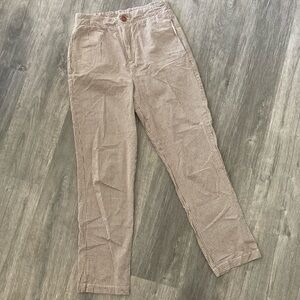 Free People Brown Gingham Pants